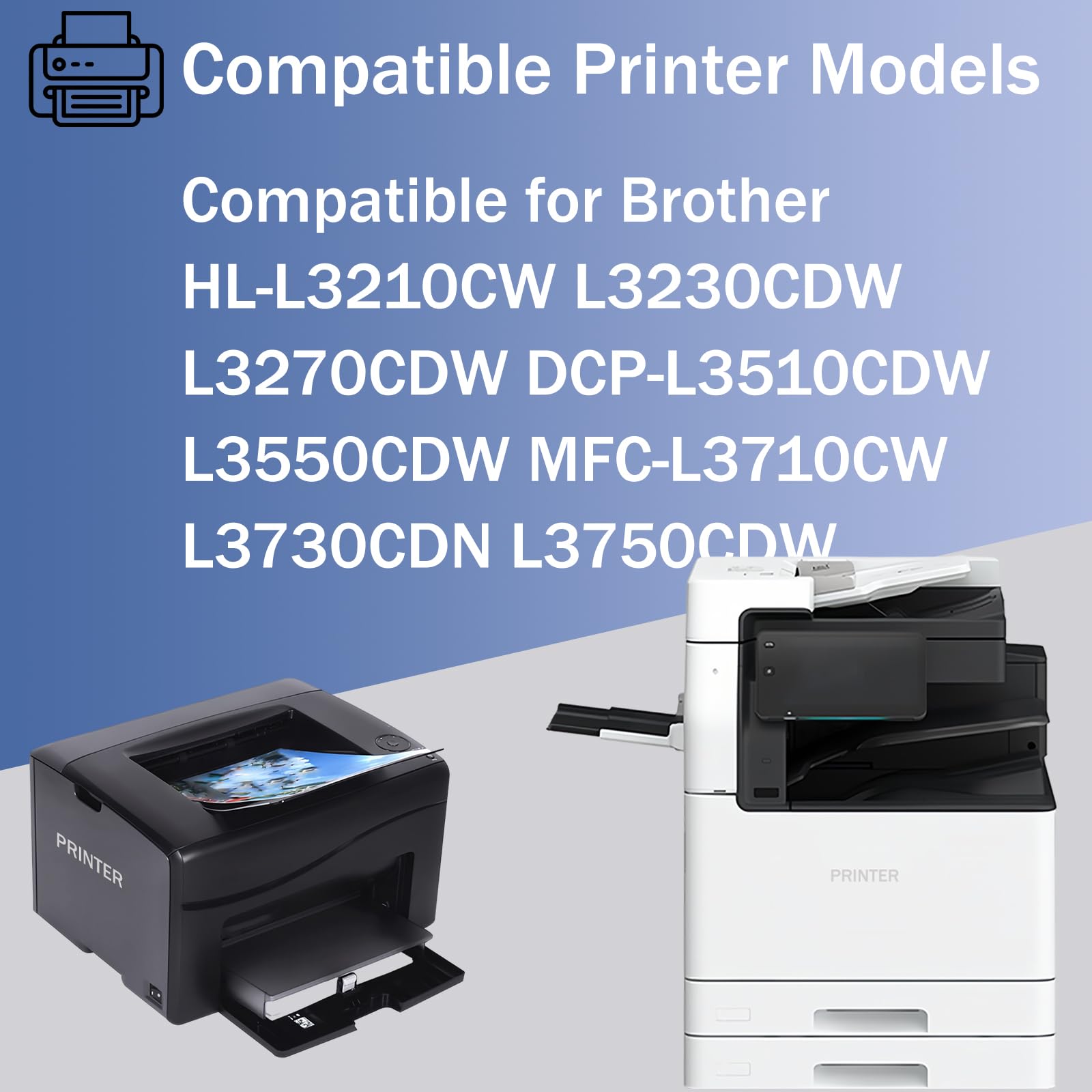 Pack TN-247 XL Toner Laser Générique Brother - 4 Couleurs - Foto 2