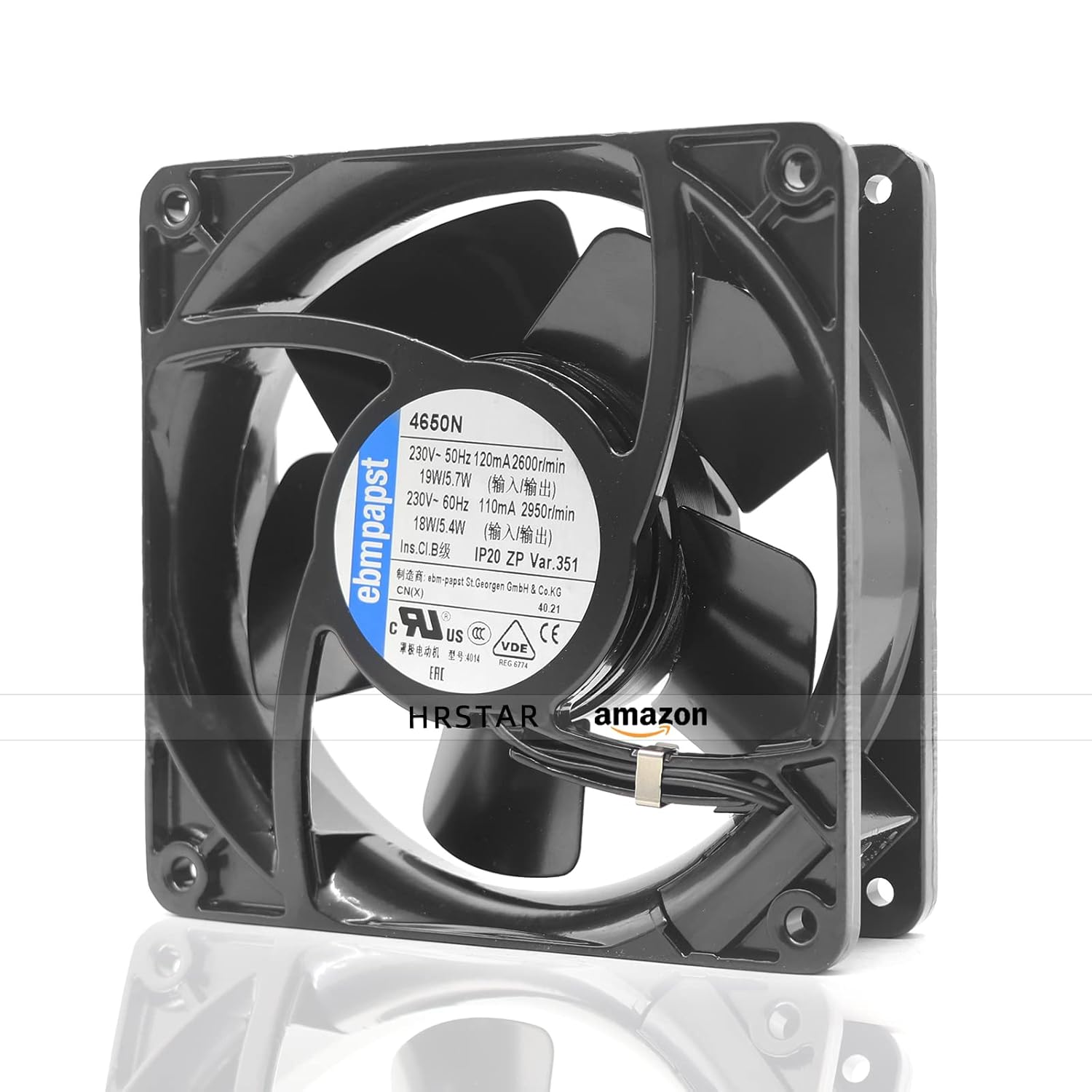 for ebmpapst 4650N AC 230v 120 X120 X38MM All Metal High Temperature Resistant Axial Cooling Fan