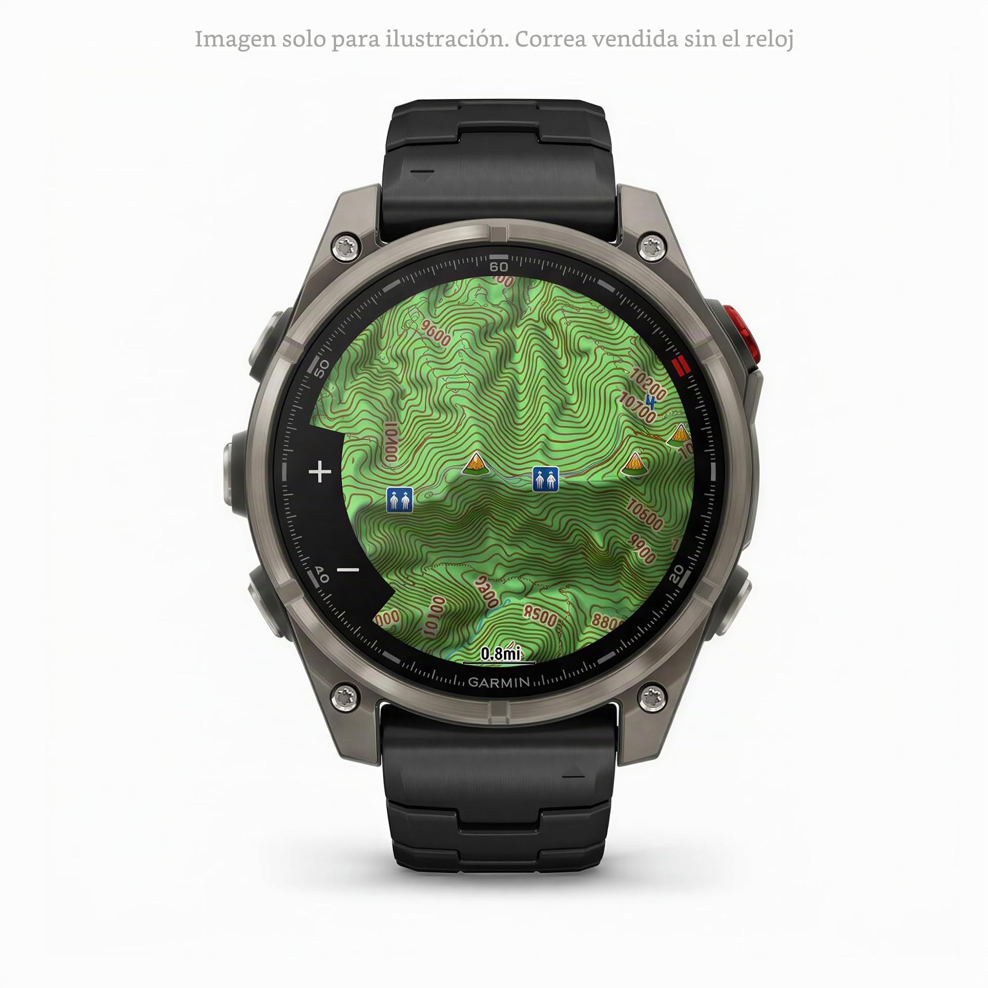 Garmin Pulsera Quick Fit, 22 mm, gris carbón | Correa oficial de reloj Garmin, 22mm, compatible con una selección de fenix, Forerunner, Instinct y más, resistente