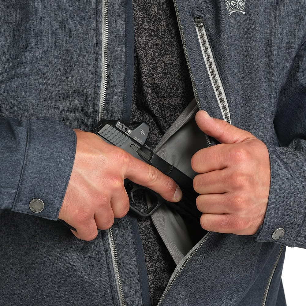 Cinch Men's Conceal Carry Bonded Navy Jacket - Image 5