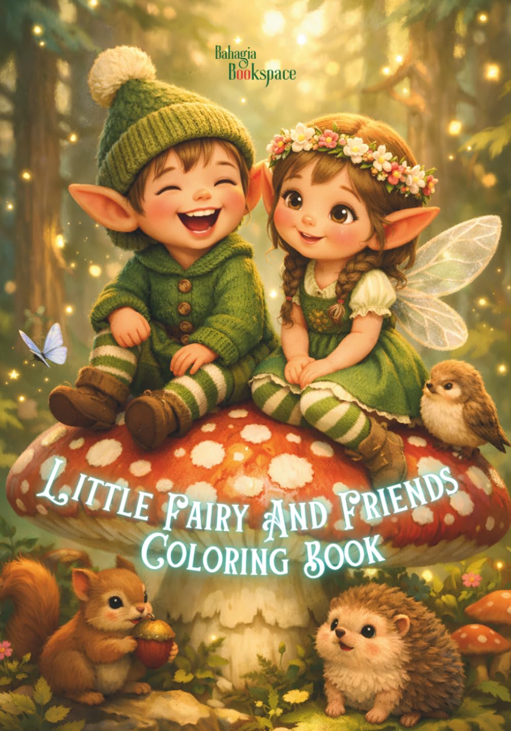 Little Fairy And Friends Coloring Book: For Teens and Adults : Cute Fairies Characters, Magical Fairies Characters, Dreamy Worlds, Cozy Scenes for ... Mindfulness, Relaxation and Stress Relief