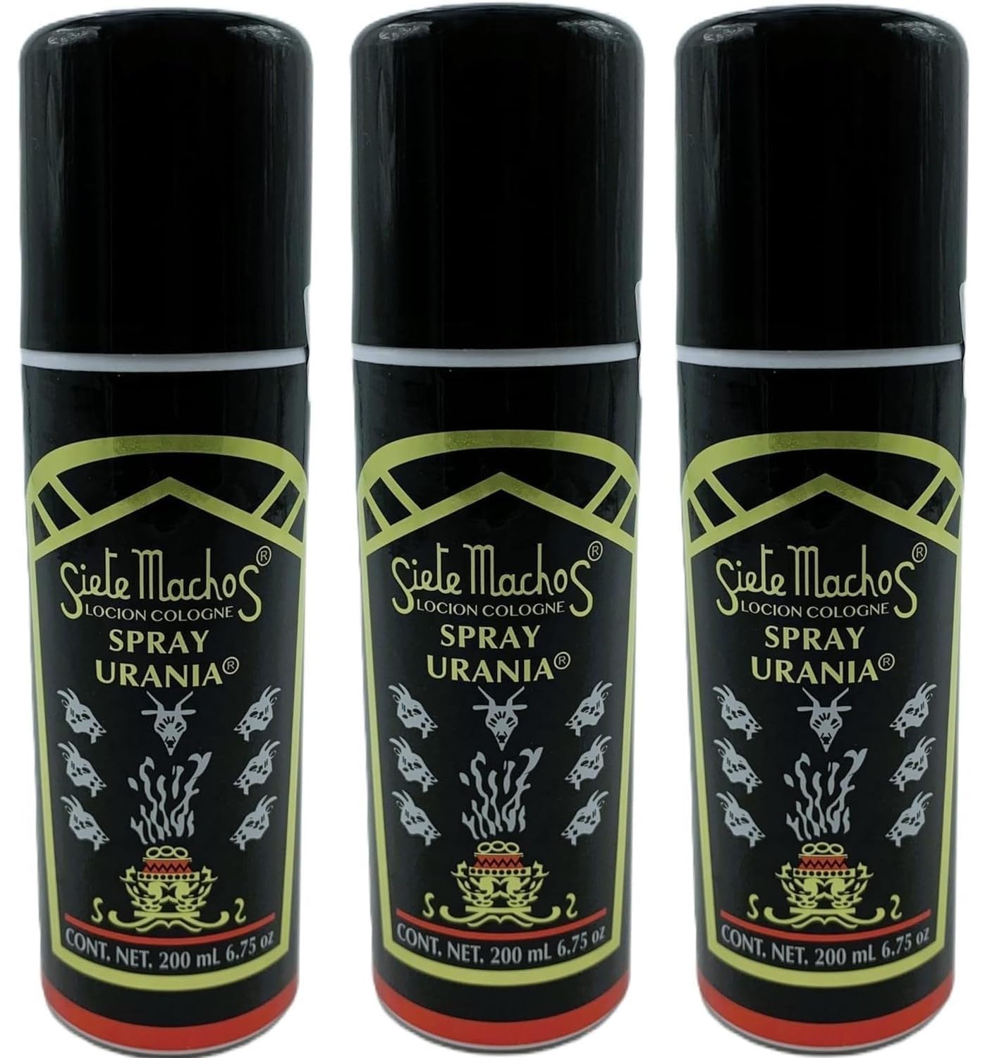 SPRAY - AEROSOL AUTENTICO URANIA 6.75 FL. OZ. 200 ML (3 Pack)