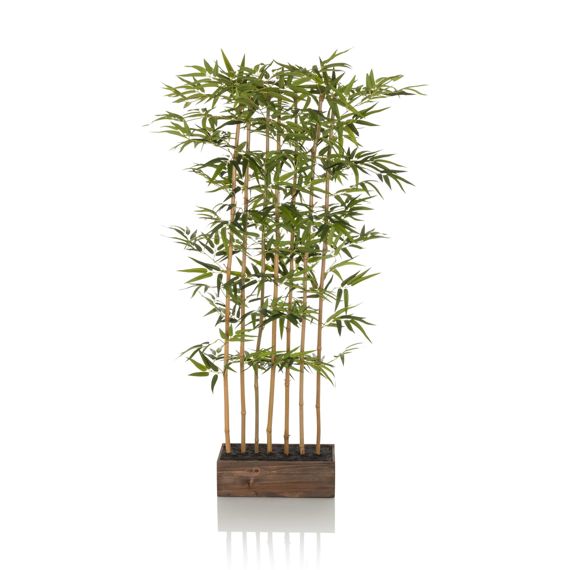 hjh OFFICE Planta Artificial Bamboo I Planta Artificial Decorativa 150cm, fácil de cuidar arbusto de bambú, Pantalla de privacidad árbol Artificial Verde, 871052