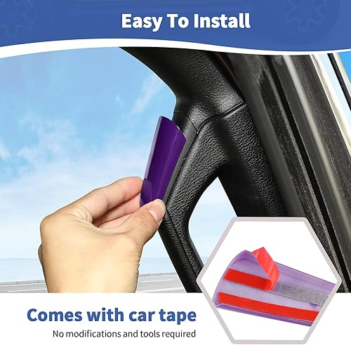 Miniatura 5 de RT-TCZ Para Wrangler JL A B - Manijas de agarre de pilar para Jeep Wrangler JL JLU Gladiator JT 4 puertas 2018-2023, accesorios interiores morados