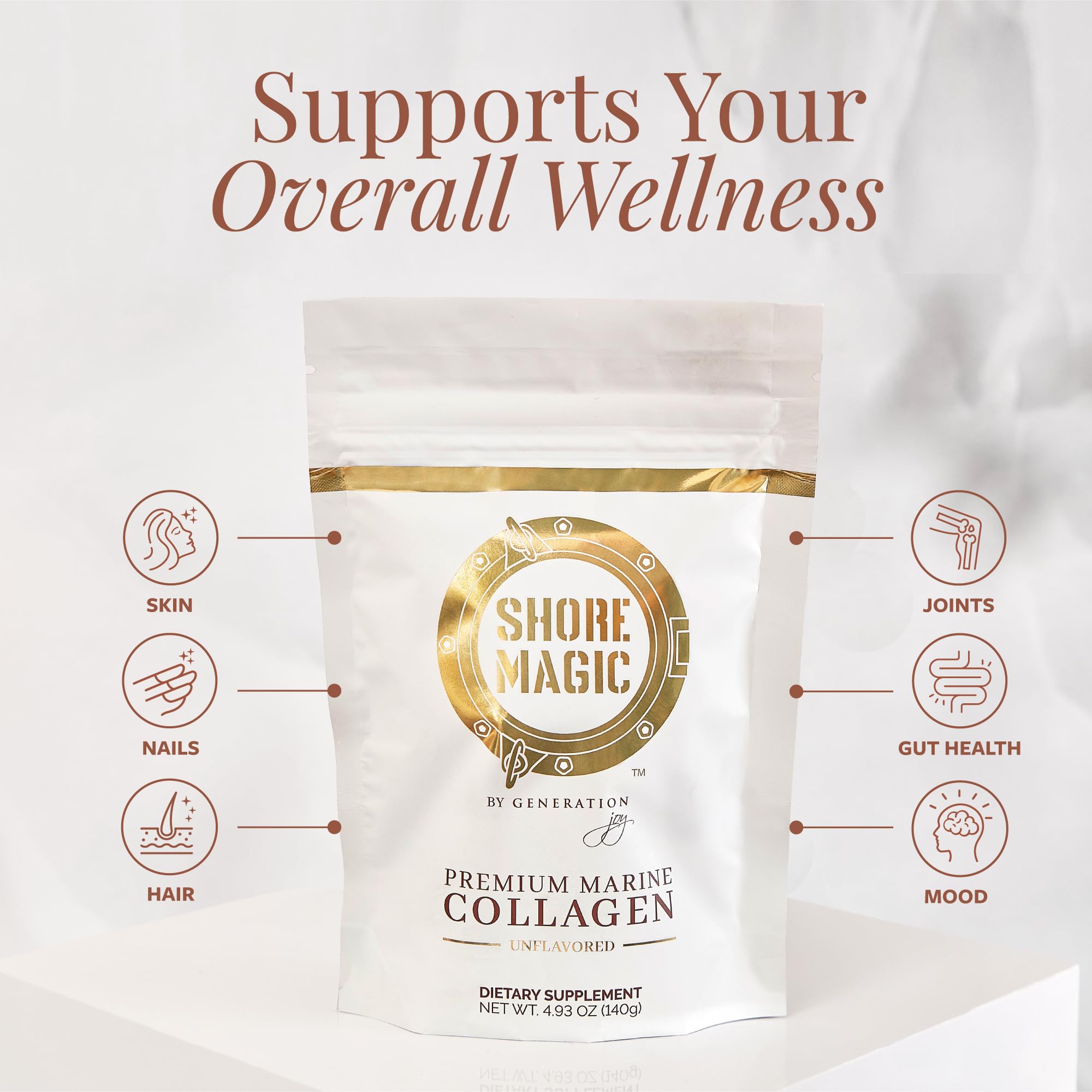Shore Magic Premium Marine Collagen Powder, Unflavored, 14 Servings — Amazon image 2