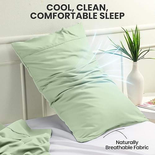 Miniatura 6 de Utopia Bedding Queen Pillow Cases - 2 Pack - Envelope Closure - Soft Brushed Microfiber Fabric - Shrinkage and Fade Resistant Pillow Covers Queen