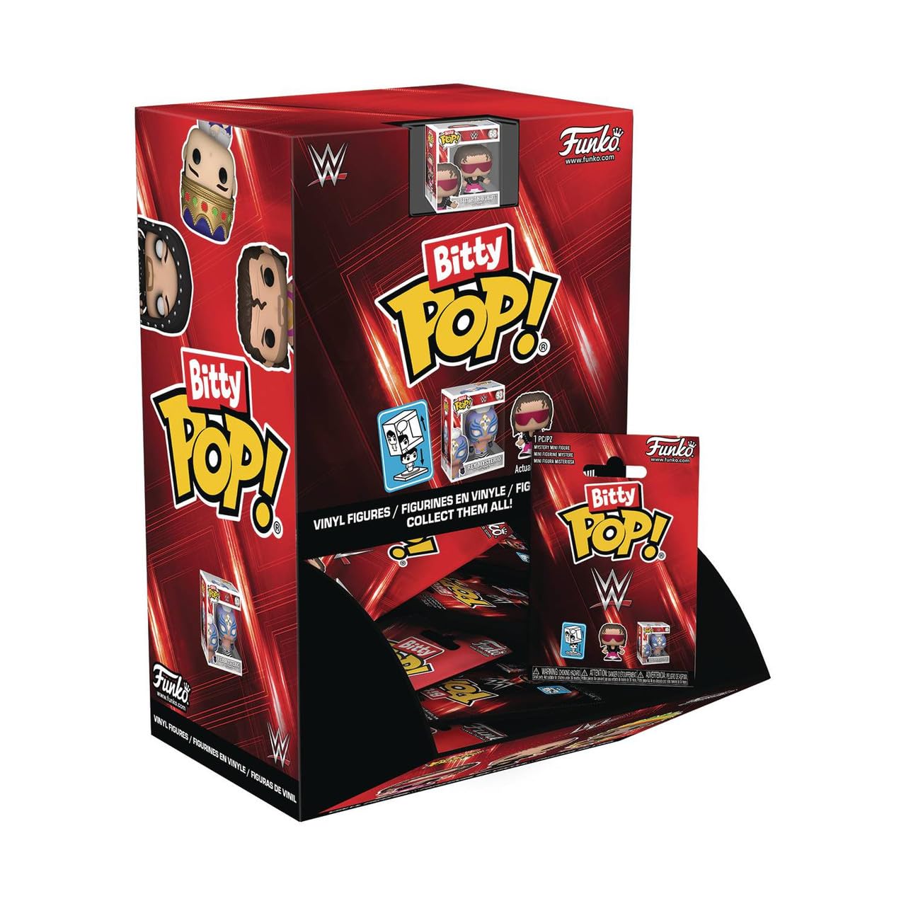 Funko Bitty Pop WWE Blind Bags - 12 Characters to Collect - (Pack of 10)