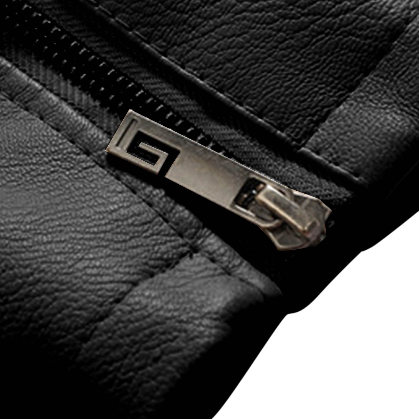 Générique Blouson Moto Homme a Capuche Veste Cuir Hiver Chaude Bombers avec Poche Zippé Aviateur en Peluche Jacket Couleur Unie Vestes d'Extérieur Manteau Décontractée Coat avec Cordon Vetements