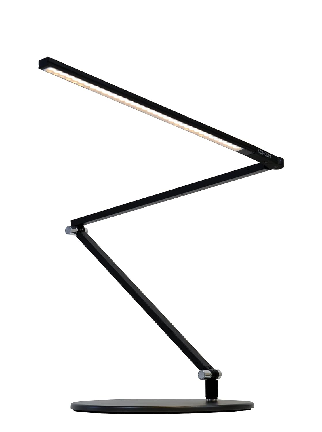 Koncept AR3200WMBKDSK ZBar Slim LED Desk Lamp, Warm Light, Metallic