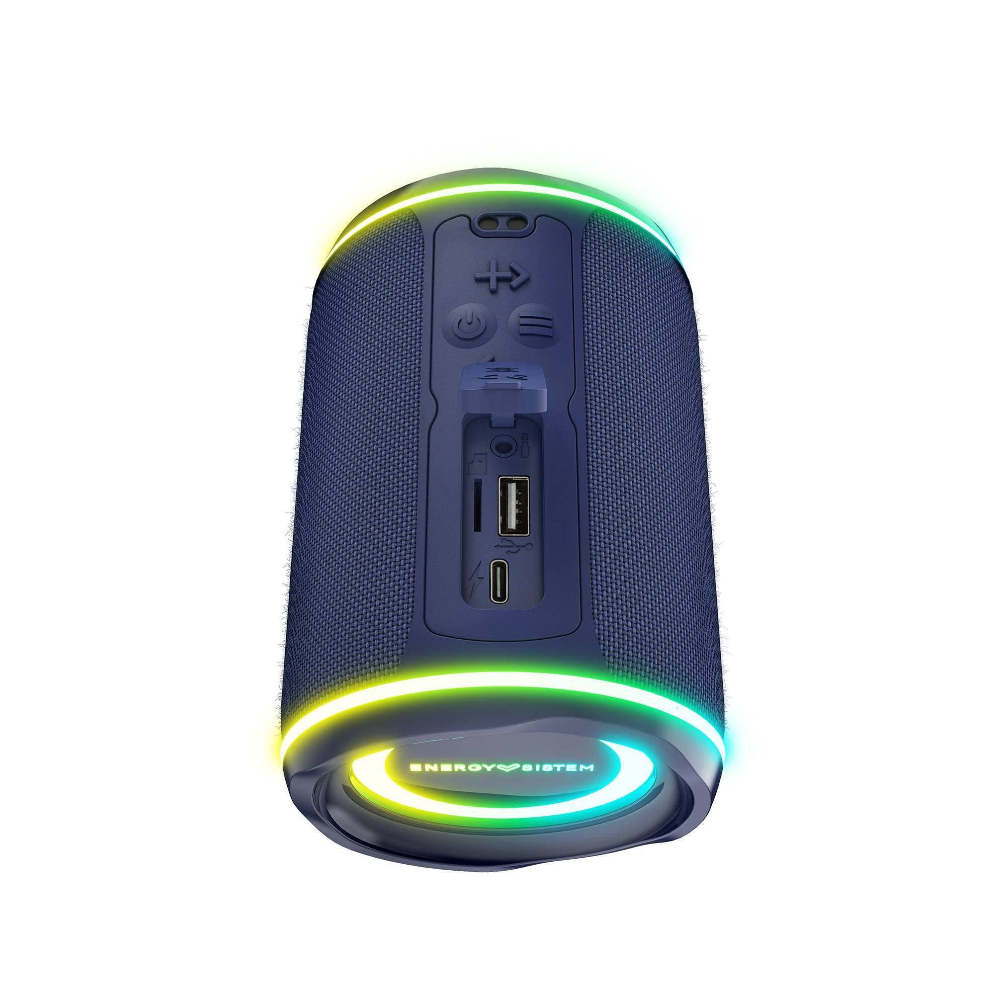 Energy Sistem Urban Box Blue Supernova (16 W, LED Lights, Bluetooth, USB/microSD, TWS, Audio-In) - Niebieski
