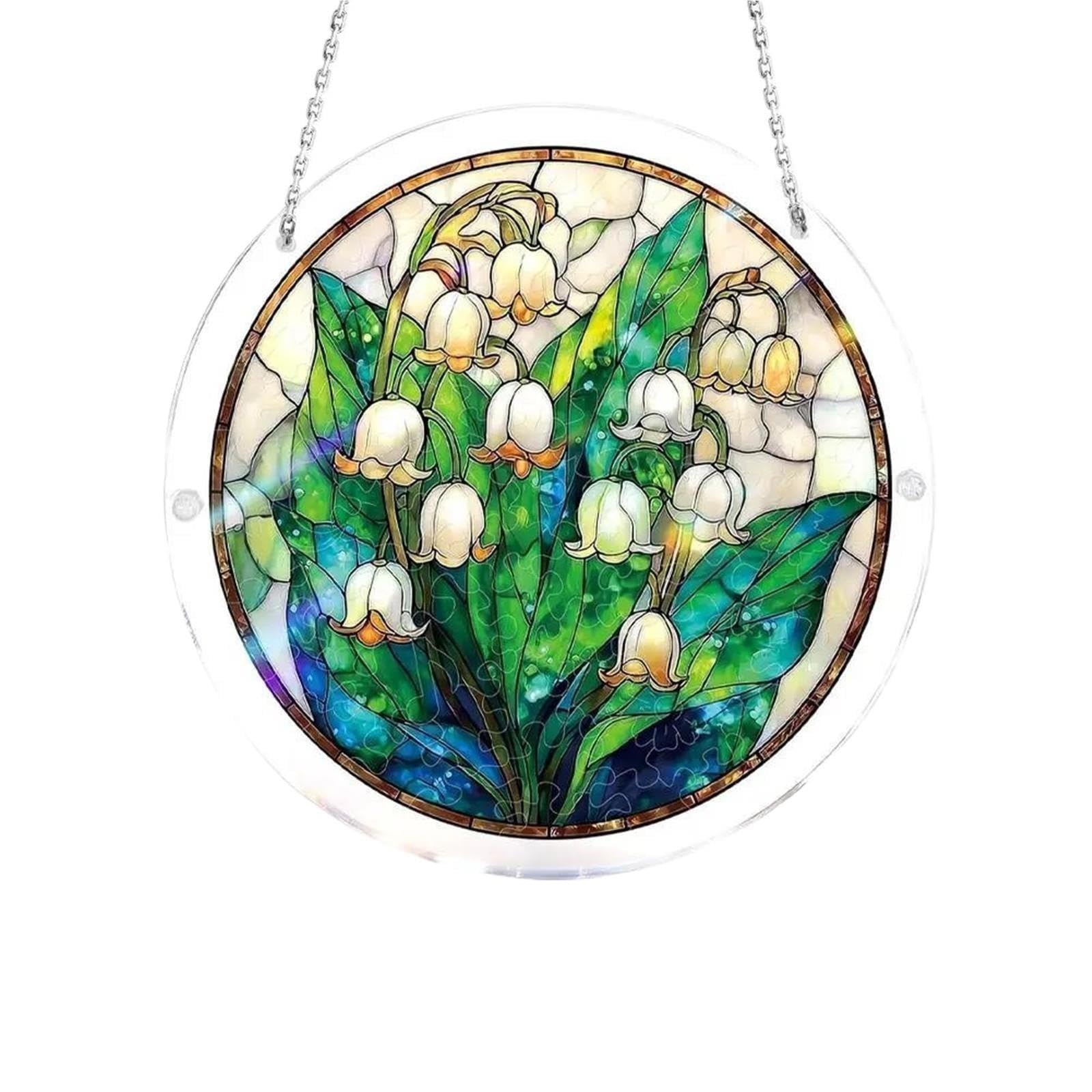 Puzzle acrilico Suncatcher da appendere alla finestra