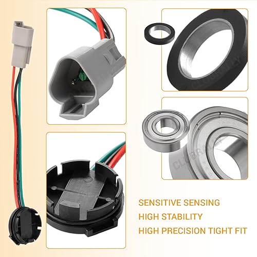 Miniatura 3 de Club Car Sensor de velocidad y kit de imán GE para carrito de golf DS IQ & Precedent con motor GE solo 102265601 120402100