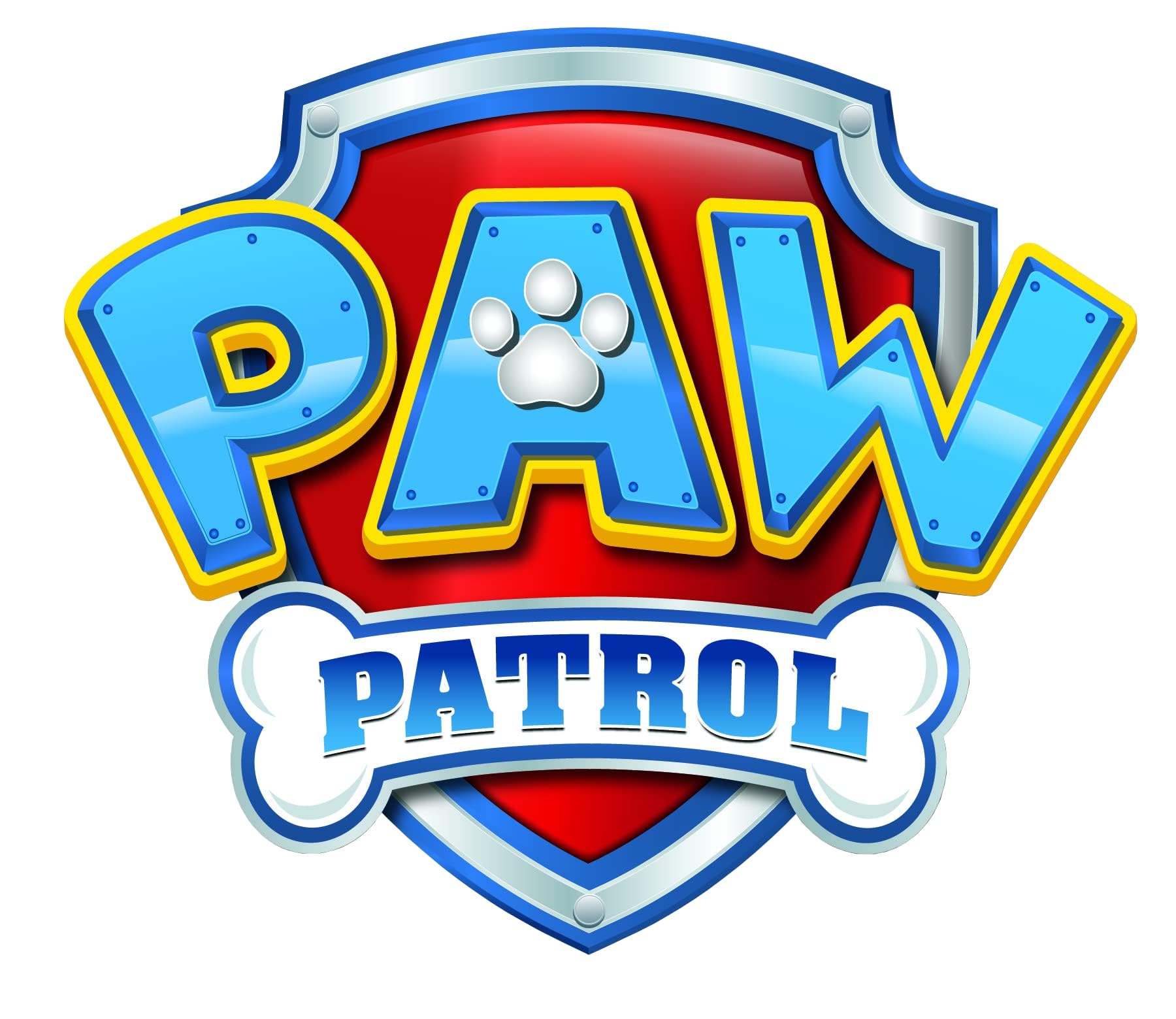 Chłopięcy zestaw czapek i rękawiczek, dwustronny kapelusz Psi Patrol i 2 pary rękawiczek/rękawiczek, 2-7