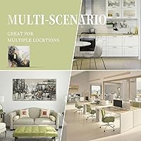 Vista 8 de Cubierta de Placa de Pared de 2 Pandillas de Mármol Abstracto, Placa Frontal de Interruptor de Luz Eléctrico Decorativa en Azul Marino y Oro