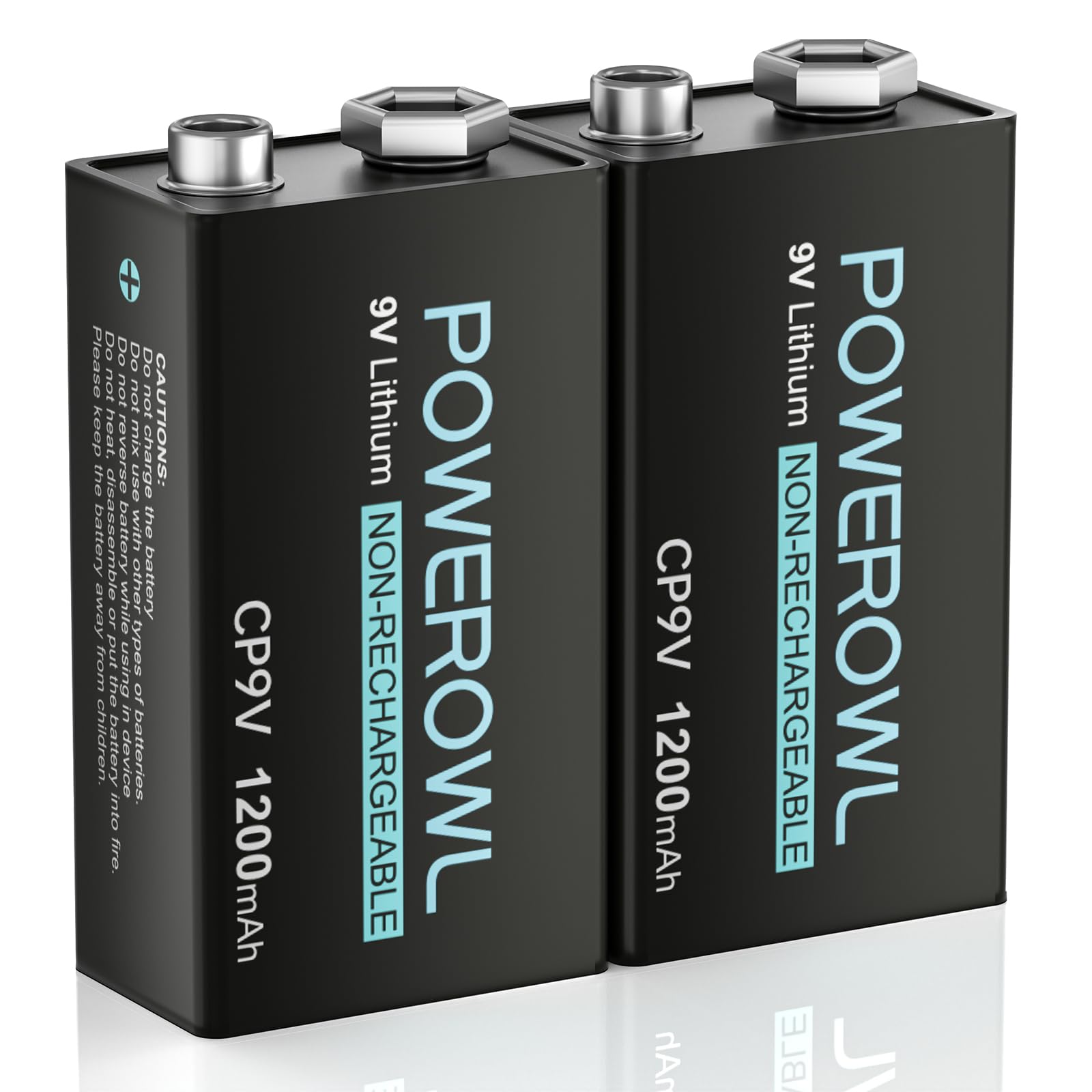 POWEROWL 9V Lithium Batteries