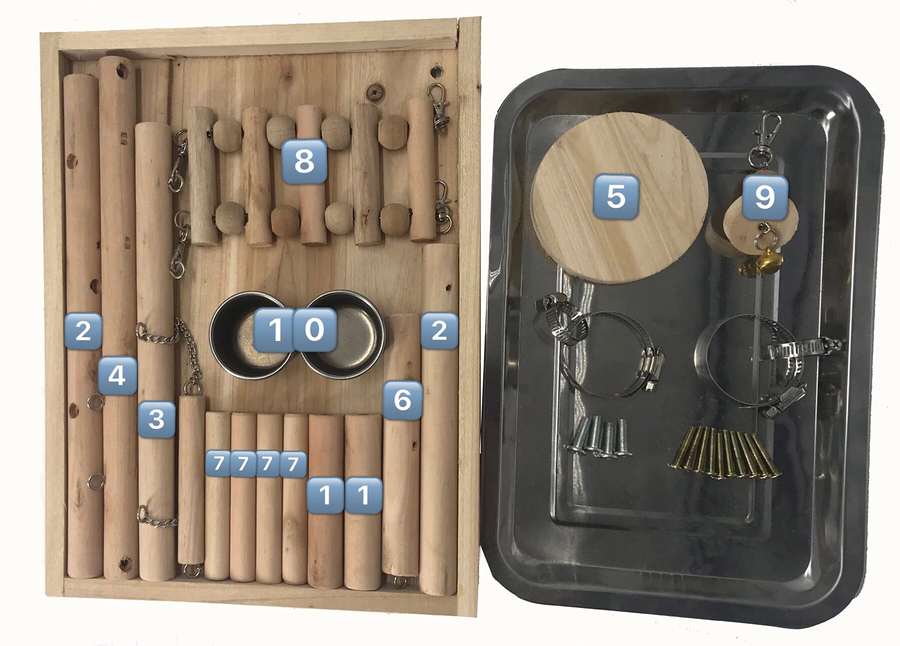 Perchoir En Bois Pour Oiseaux Plateforme En Bois Support En Bois Jouet Branche Pour Oiseaux En Madera 94385211