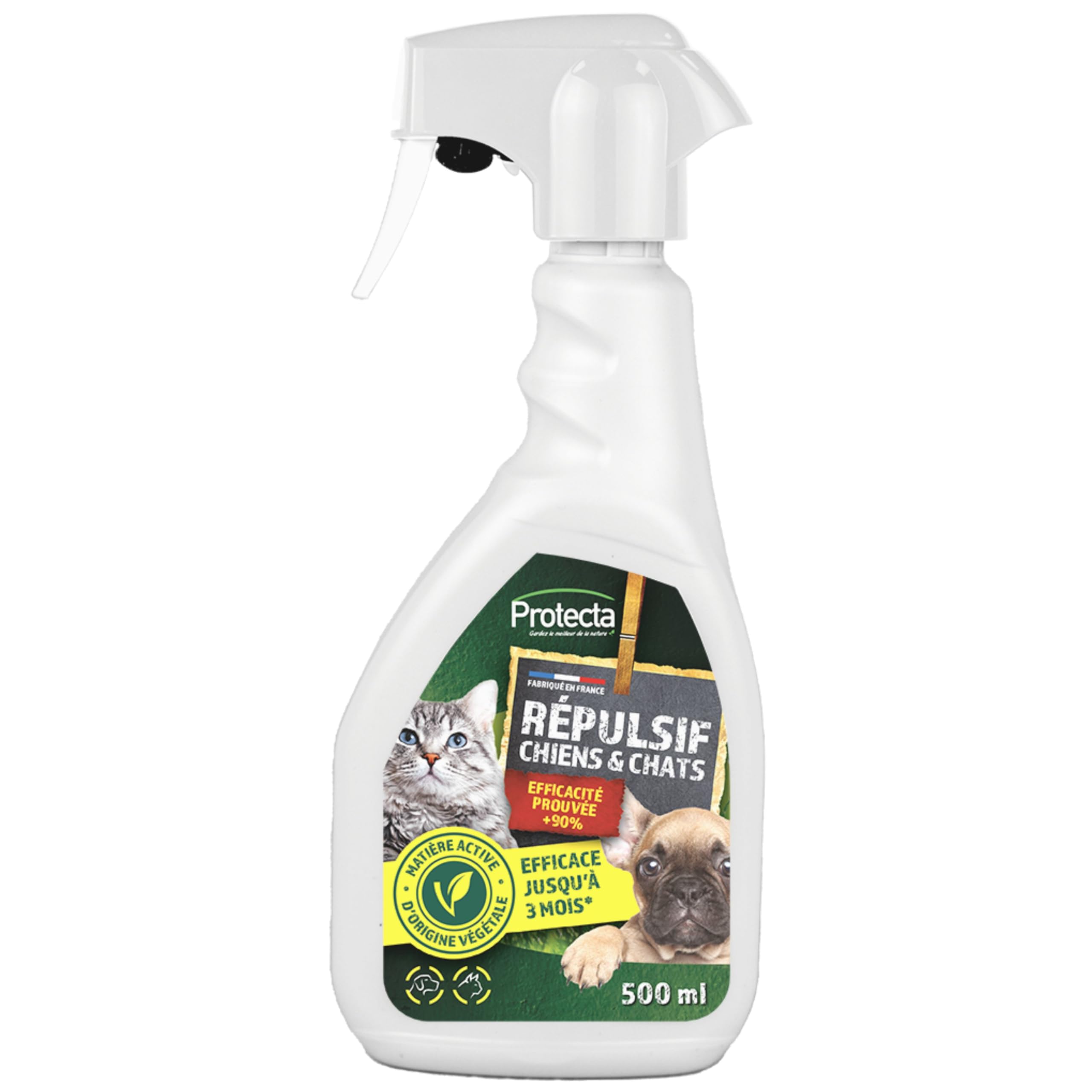 Griffure Répulsif Chiens et Chats, Spray Prêt à l'emploi 500ml, Anti-Urine ...