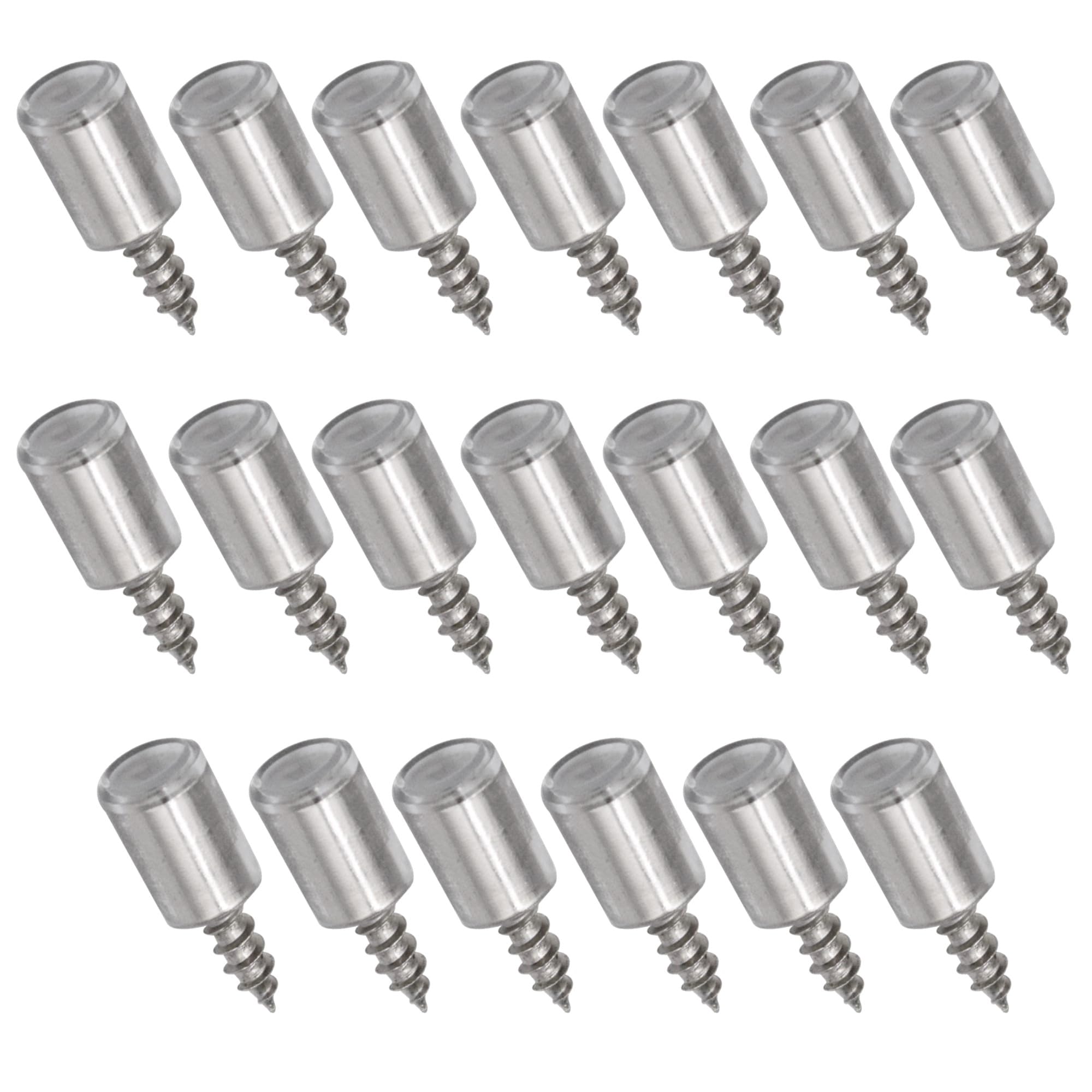 RAB Shelf Button, Shelf Support Pegs with Silicone Sleeve for Applicable to cabinets, Bookshelves, wardrobes (Code:- Screw Shelf Button, Finish- Matt, Size- 1", Pack of 20 Pieces)-image-41