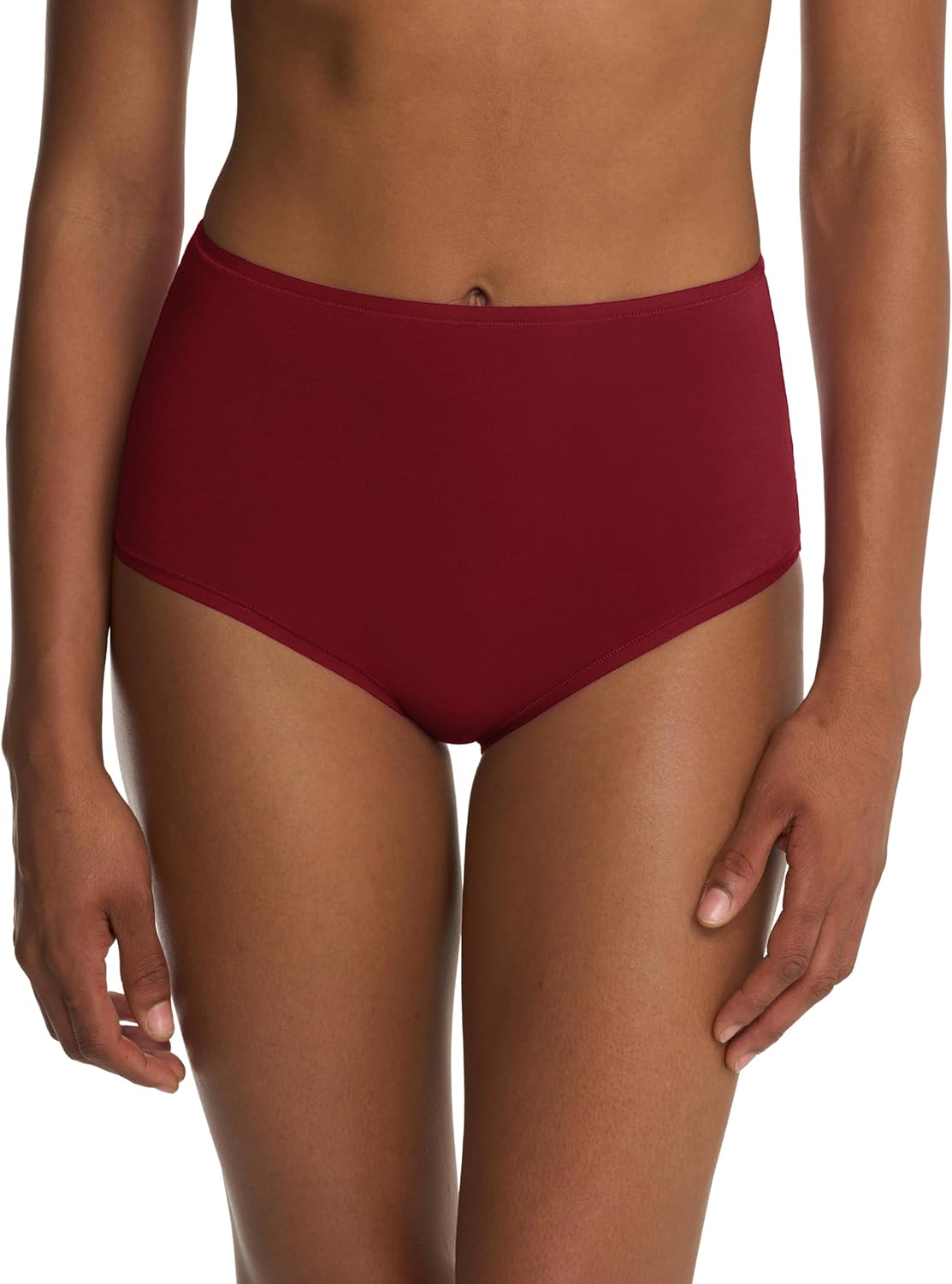 Natori Women's Bliss Bare Cotton High Waist Brief