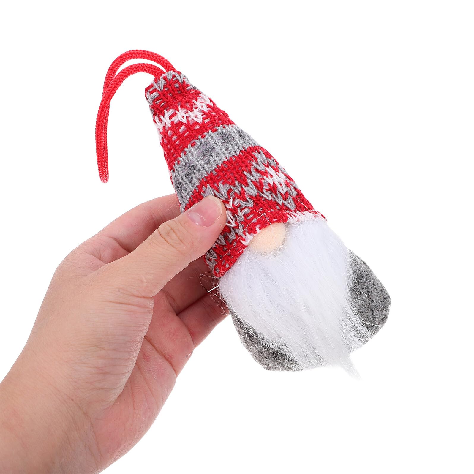 8 Stück Teiliges Weihnachtszwerg Anhänger aus Leichtem Plüsch Skandinavische GNOME Deko für Weihnachtsbaum Langlebige Tragbare Christbaumschmuck für Festliche Weihnachtsdekoration