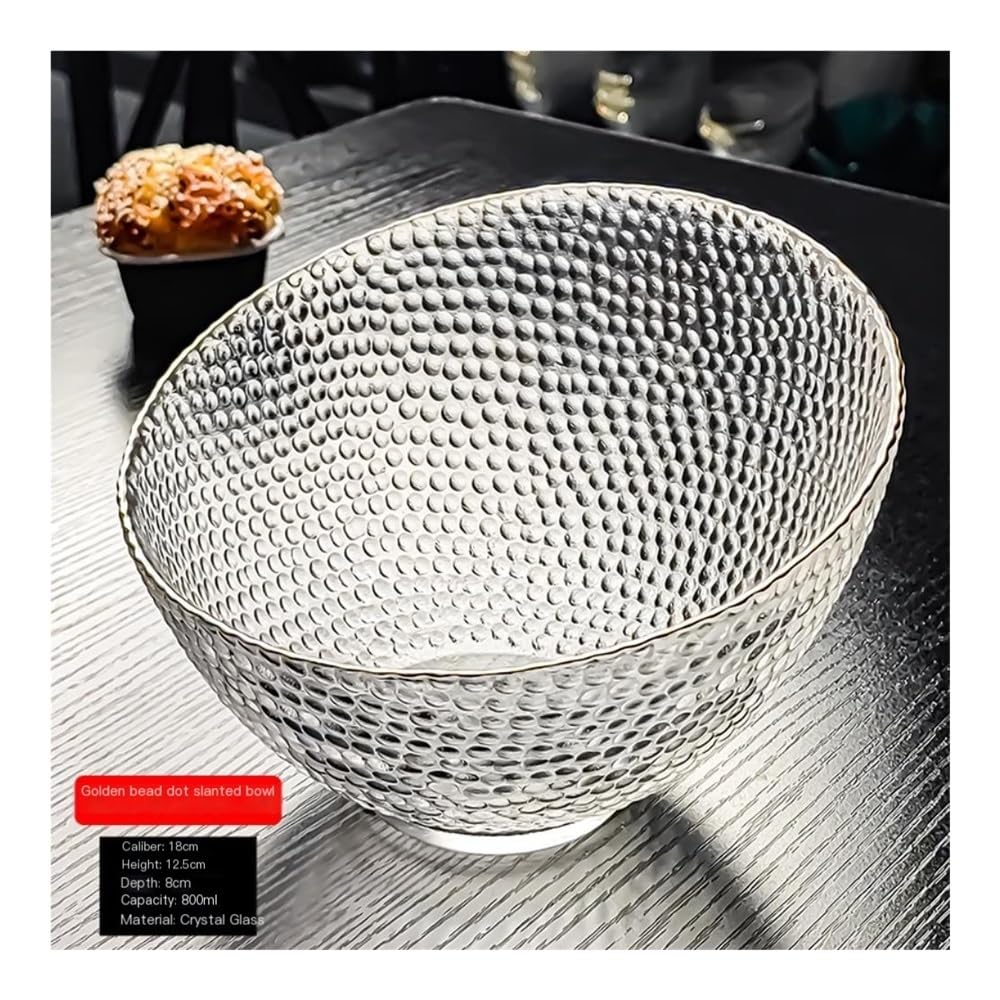 Taca na przekąski owocowe Crystal Glass Beveled Fruit Plate Snacks Dried Fruit Plate Delicate Salad Buffet Bowl Dekoracja domu