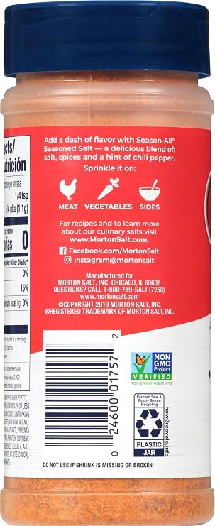 Morton Season-All, Season All Seasoning, 16oz, 2 Pack