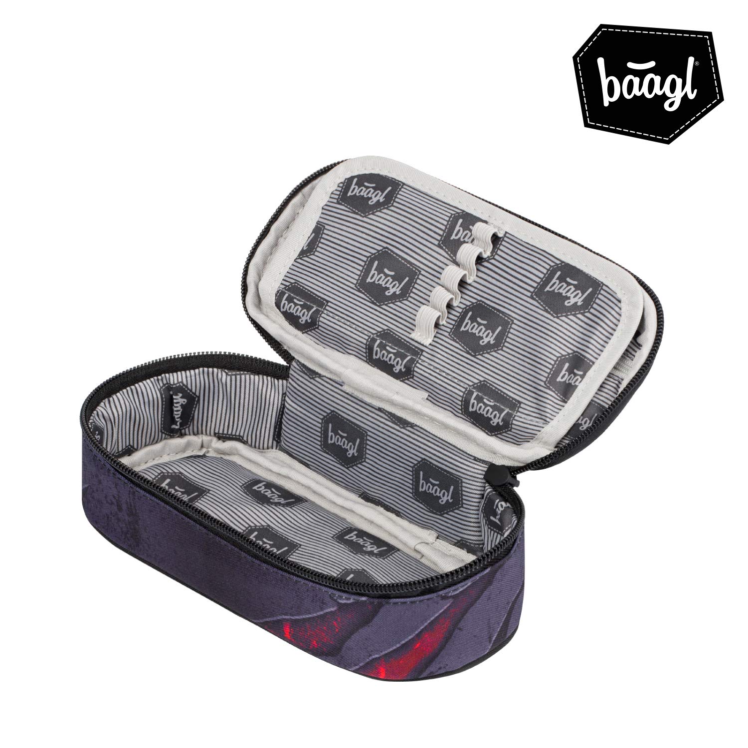 Baagl Federmäppchen Für Kinder - Lama Design - Schlamperbox Für Stifte & Schulsachen