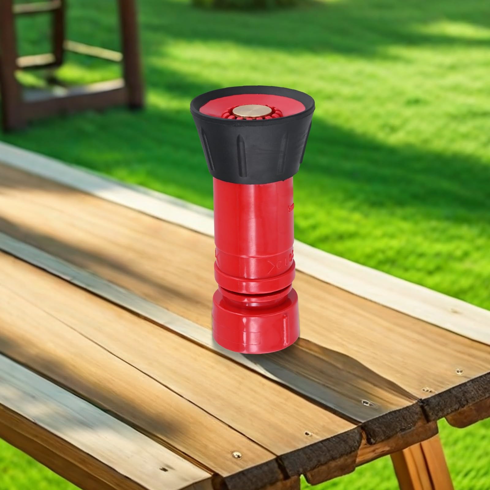 Besttoolifes Feuerschlauchdüse 1 Zoll, Hochdruck-Wassersprühdüse, robuste thermoplastische Konstruktion für Brandbekämpfung, Sprinkleranlagen