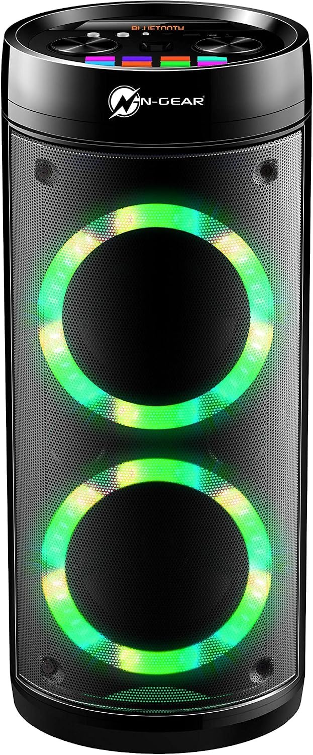 n-gear speaker LPG26R Let's Go Party Bluetooth-Lautsprecher mit Karaoke-Mikrofon, LED Disco, Power Bank, Leistung 600 W (40 W RMS), Black Elektronik & Foto Color:Khaki green ACID Fahrradtasche TOPTUBE 1 Active-Line