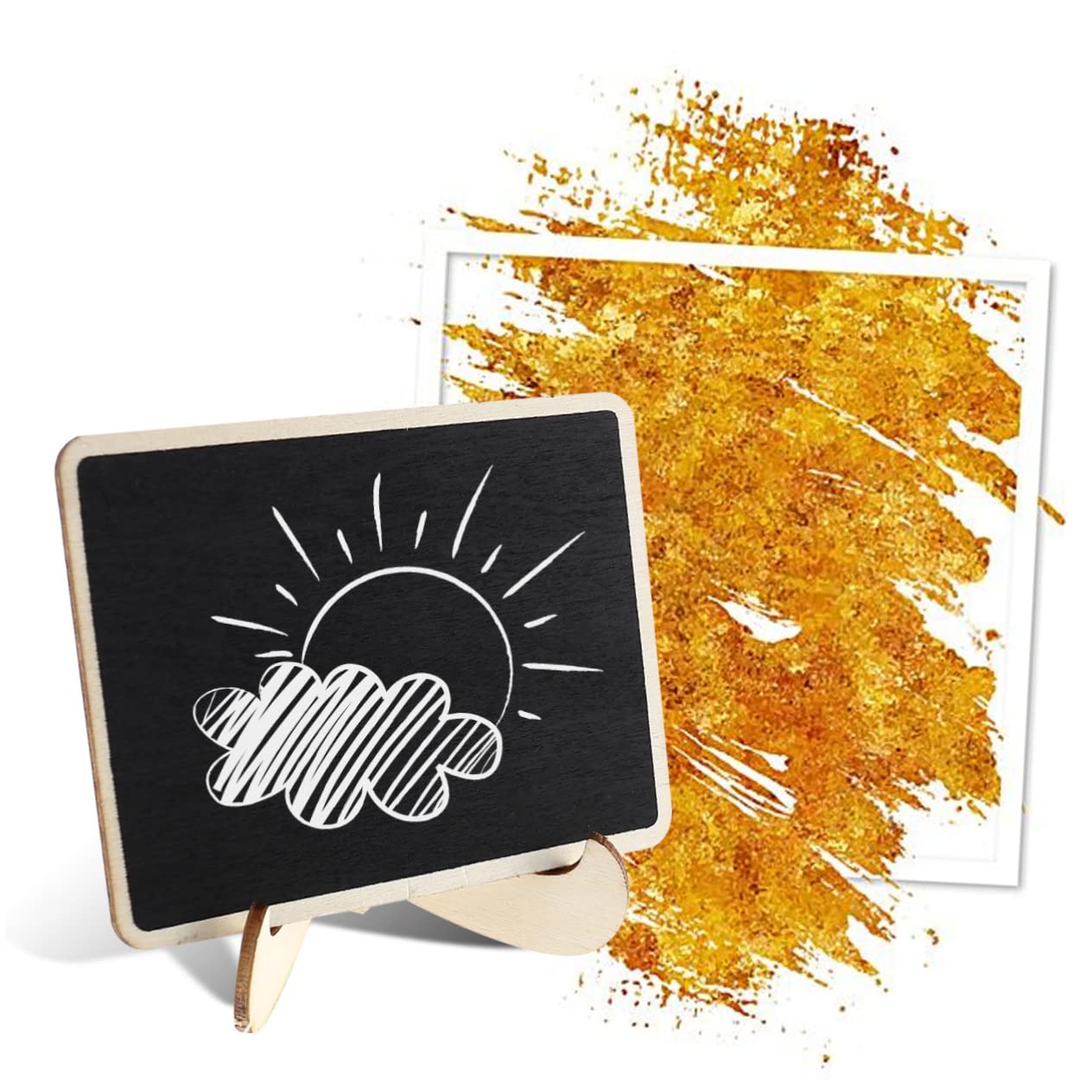 NUOBESTY 30stücke Mini Kreidetafeln Aus Abwischbare Platzkarten Für Hochzeit Party Deko Erasable Message Board Für Kreative Tischgestaltung Und Nachrichtenverwendung