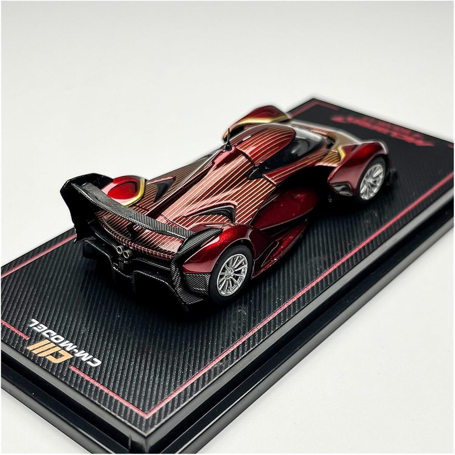 Model Toy Car 1:64 for McLaren SolusGT Red Sports Race Car Toy Model Static Display Festive Gift Collection