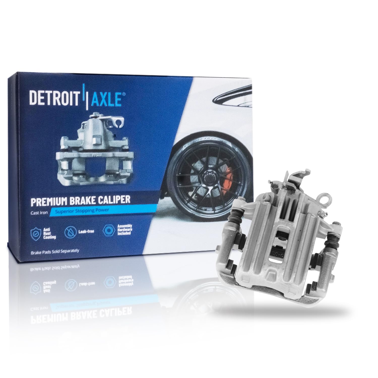 Detroit Axle - 4.2L Rear Left Brake Caliper for 2004-2005