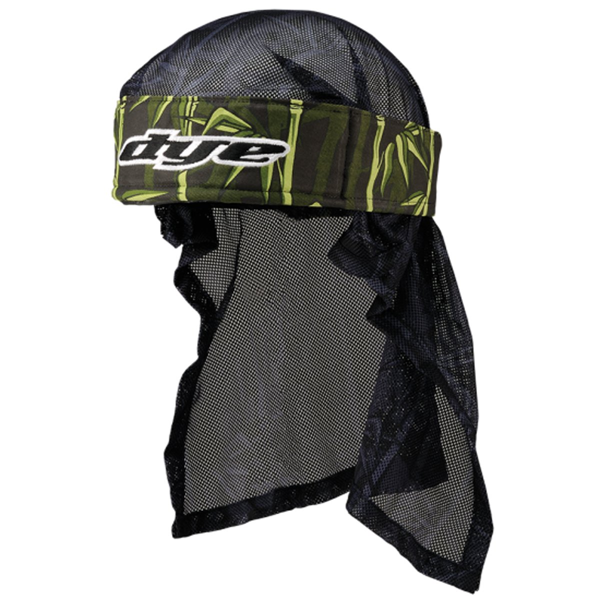 DYE Stirnband Head Wrap - Protecciones de Airsoft, Color Verde (Dunkel grün), Talla OneSize