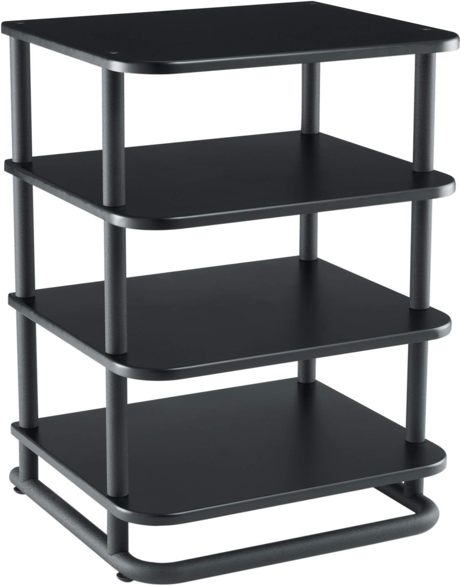 Sanus AV Media Stand with Built-in Cable Mangement & Adjustable Feet - Heavy Duty Design Holds 400lbs of Audio/Video Components - Features Simple 15-Minute Install & Includes All Hardware