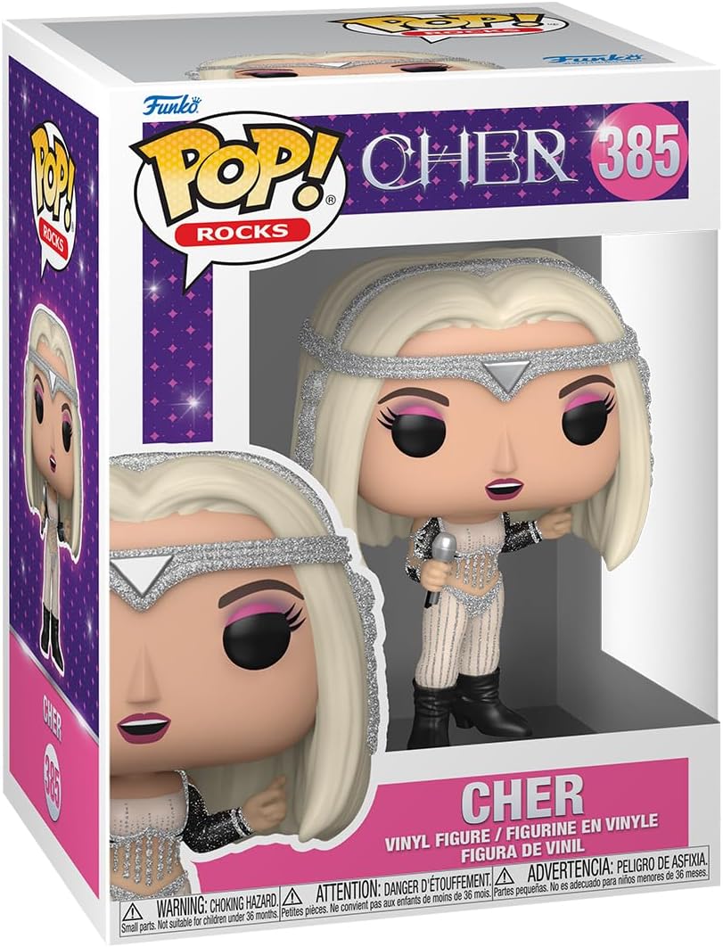 POP! Rocks: Cher - Living Proof - Glitter - Collectable Vinyl Figure - Gift Idea - Official Merchandise - Toys for Kids & Adults - Music Fans - Model Figure for Collectors and Display