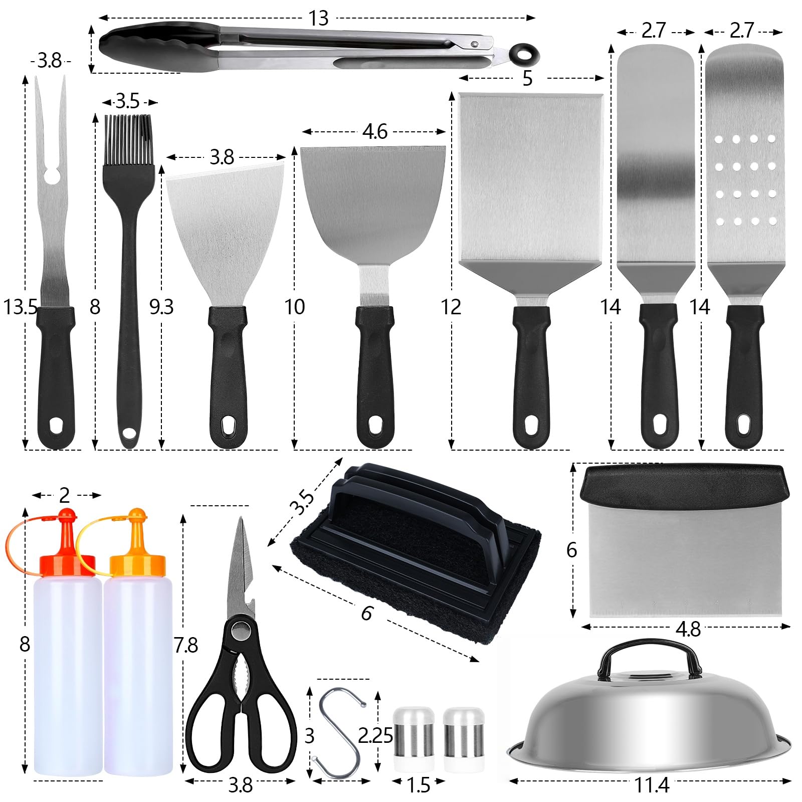 Accesorios para Plancha, Juegos de Herramientas para Barbacoa