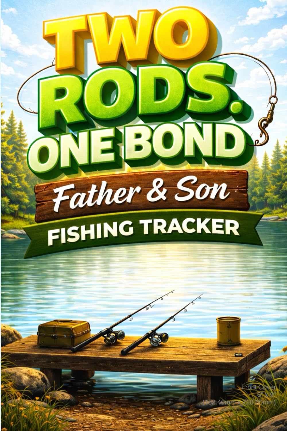 Two Rods. One Bond Father & Son Fishing Tracker: A Fishing Trip Logbook for Fathers and Sons to Record Catches, Locations, Memories, and Outdoor Adventures