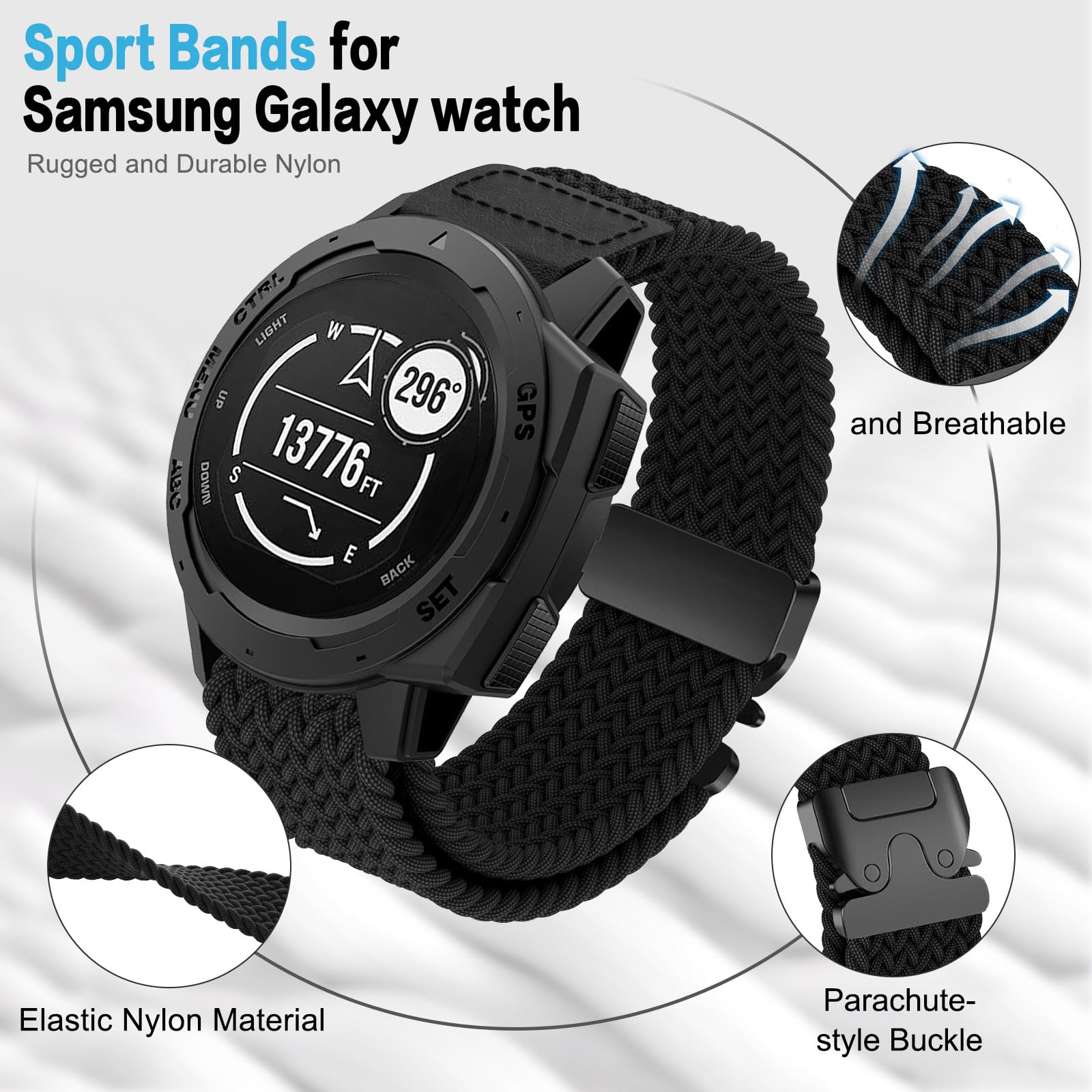 Cinturino In Silicone Per Garmin Instinct 2X – Sostitutivo Con Sgancio Rapido, Morbido E Impermeabile, Vestibilità Universale Uomo/Donna