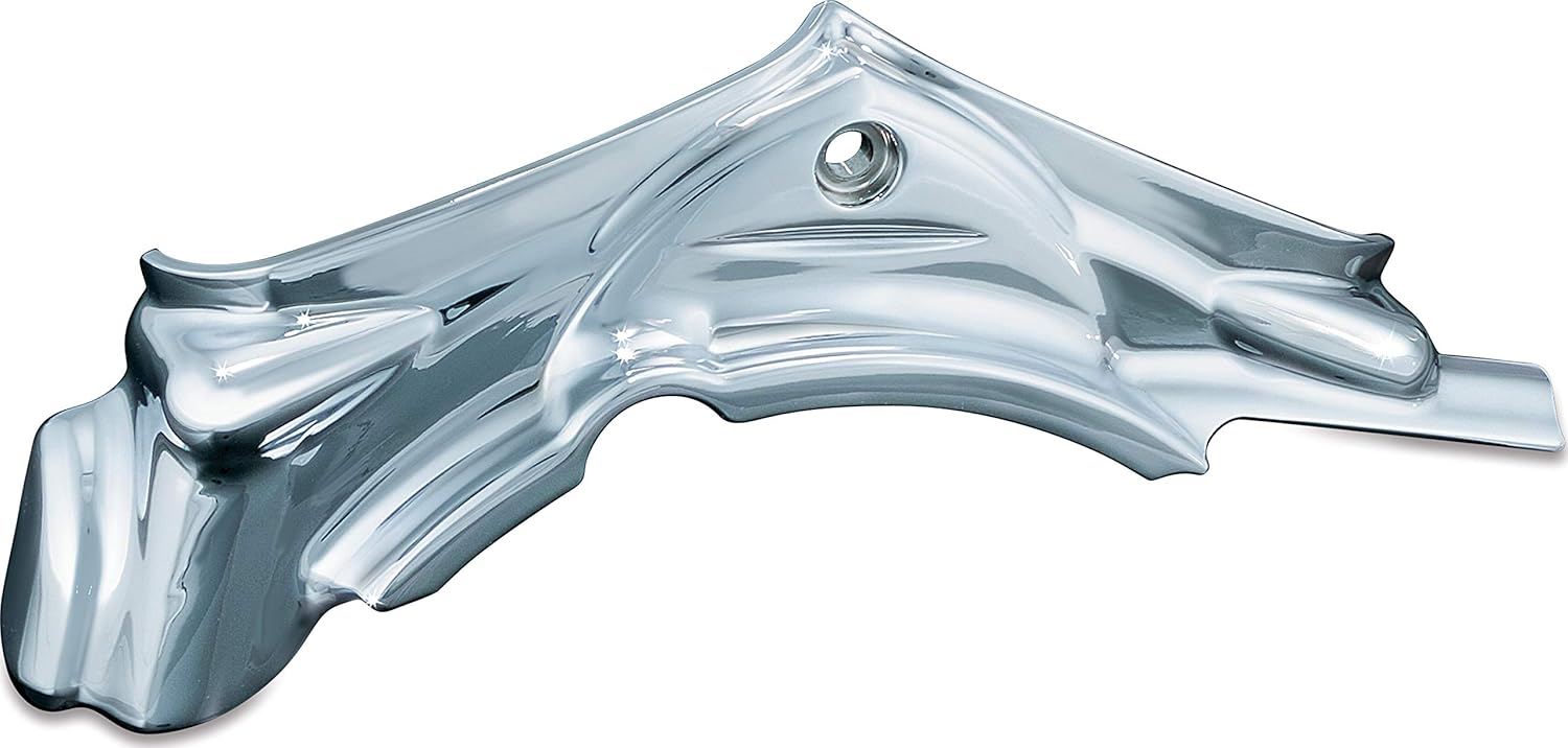 Kuryakyn 8392 Motorcycle Engine Accessory: Cylinder Base Cover Accent for 2006-17 Harley-Davidson Motorcycles, Chrome