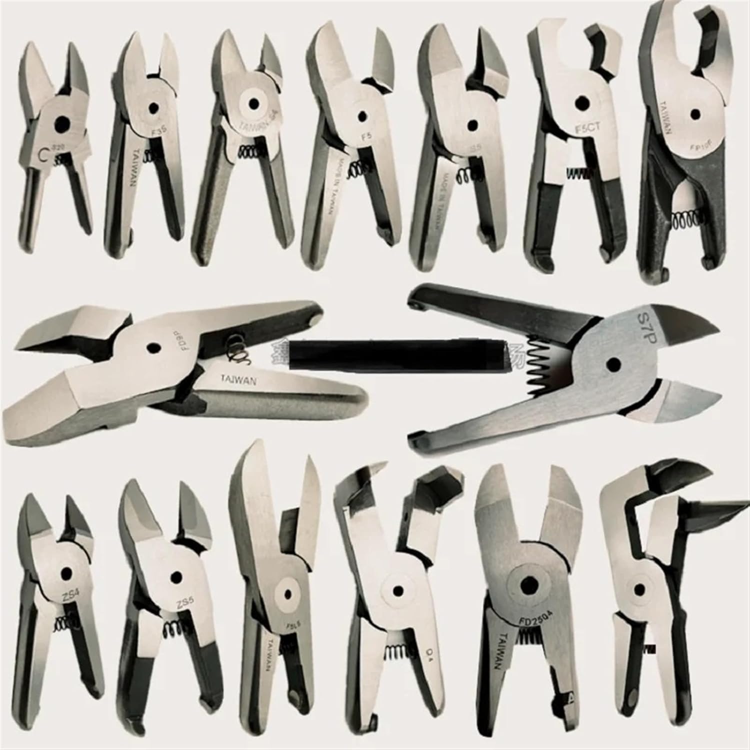 Pneumatic Gripper Head Pneumatic Scissor Pliers Electronic Components Replacement Knife Compatible Air Nipper Body (Color : F9L)