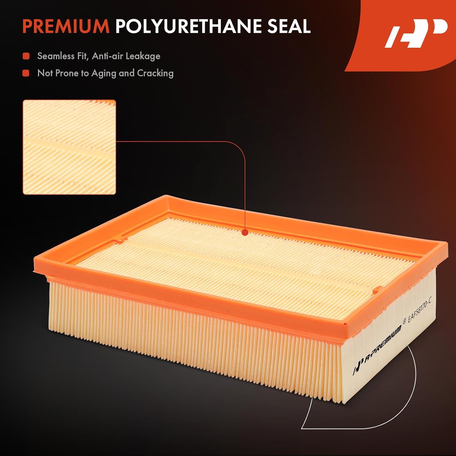 A-Premium Engine Air Filter Compatible with Jaguar XK, XKR, 2007 2008 2009, 4.2L