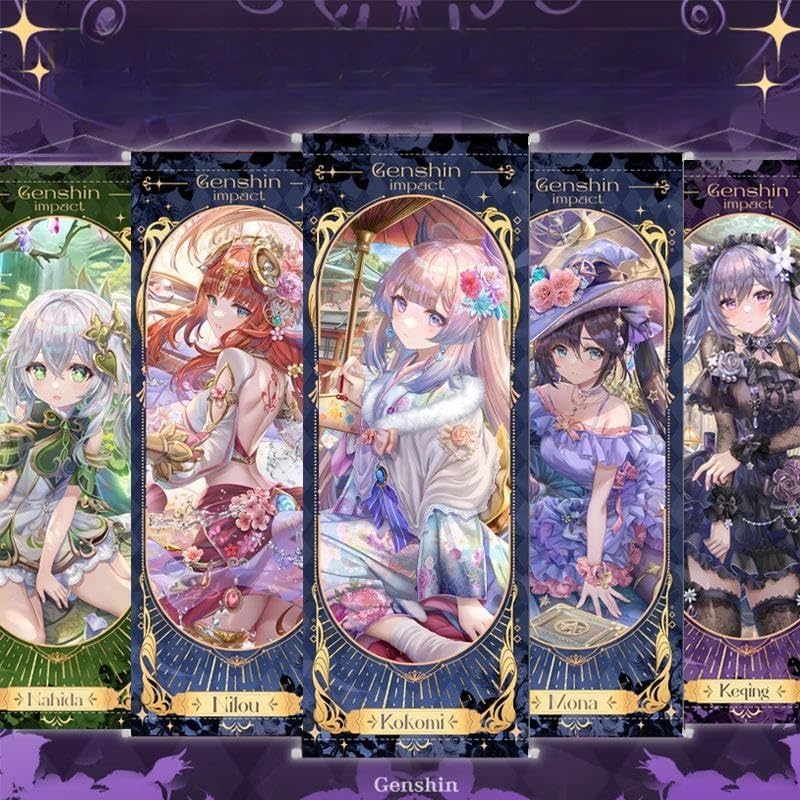 1PC 原神 キャラクタードレス 巻物ポスター 壁掛け 鍛造布絵画 (ユーラ)