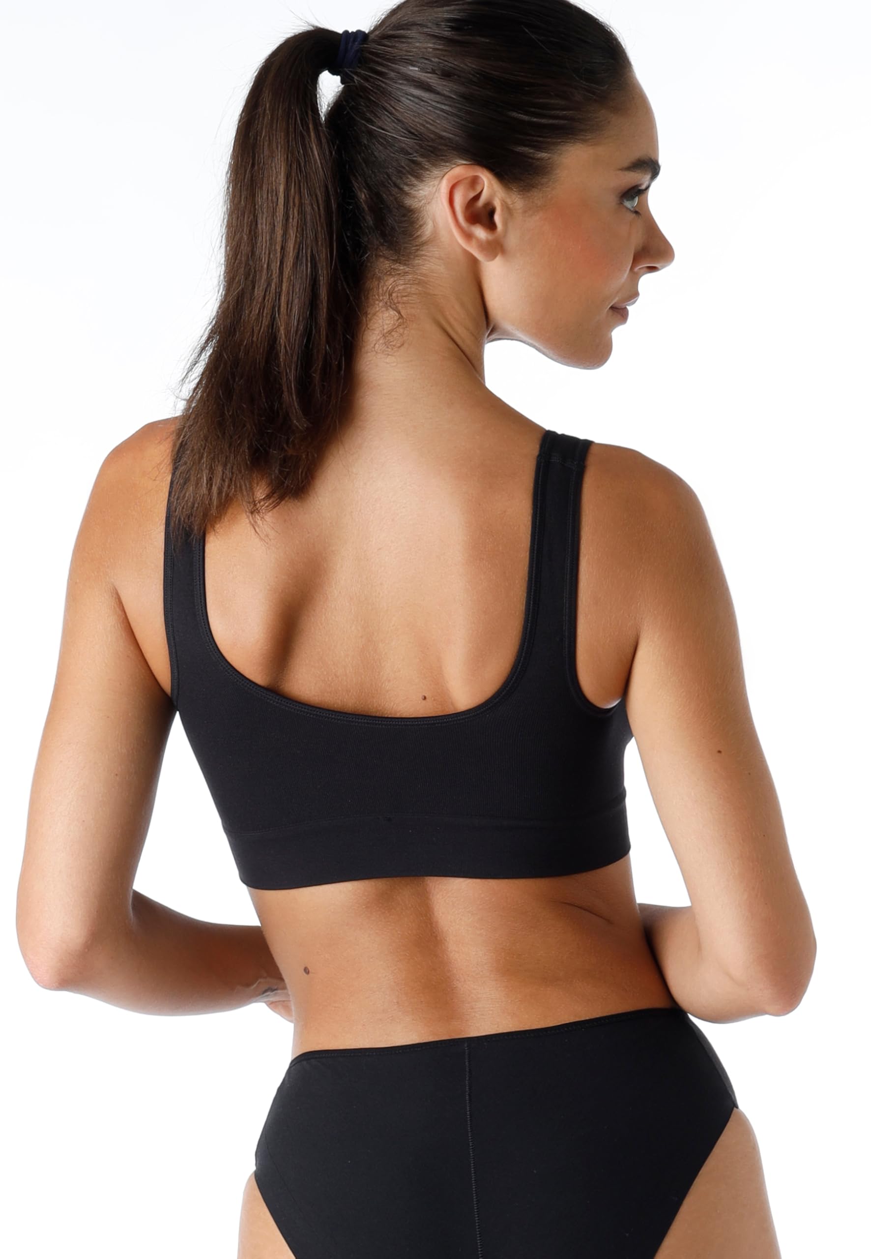 Lovable Reggiseno Senza Ferretto Invisibile | Brassière, Top Sportivo, Sport Yoga in Microfibra Senza Cuciture | Seamless | Active Comfort Donna