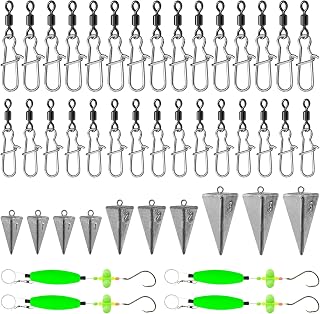 Catfish Rig for Bank Fishing - Complete Set Brightly Color & Powerful Sound Attraction & Durable Material, Ideal for Freshwater Lakes/Rivers/Ponds, Perfect for Catfish Anglers & Casual Fishermen
