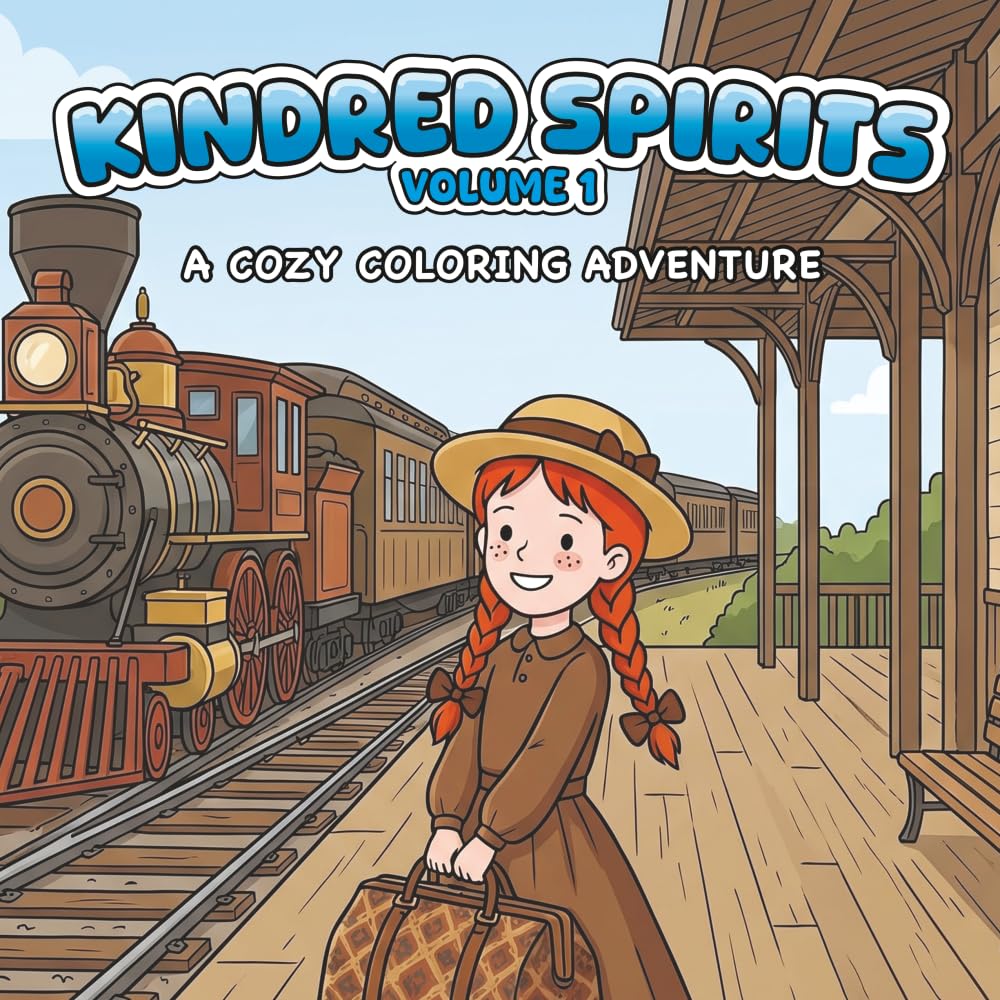 Kindred Spirts: A Cozy Coloring Adventure