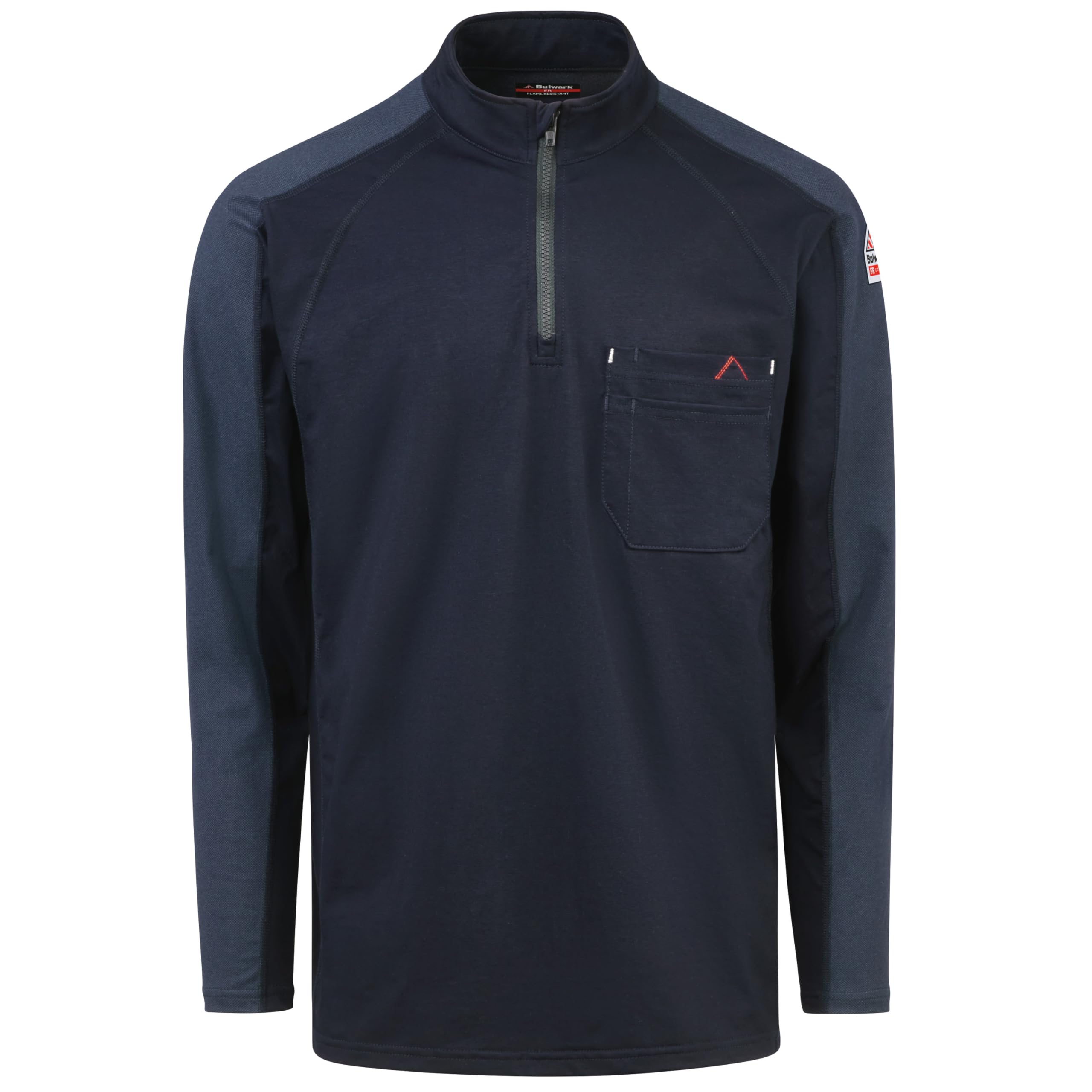 Bulwark FRMen's 1/4 Zip Flex Knit
