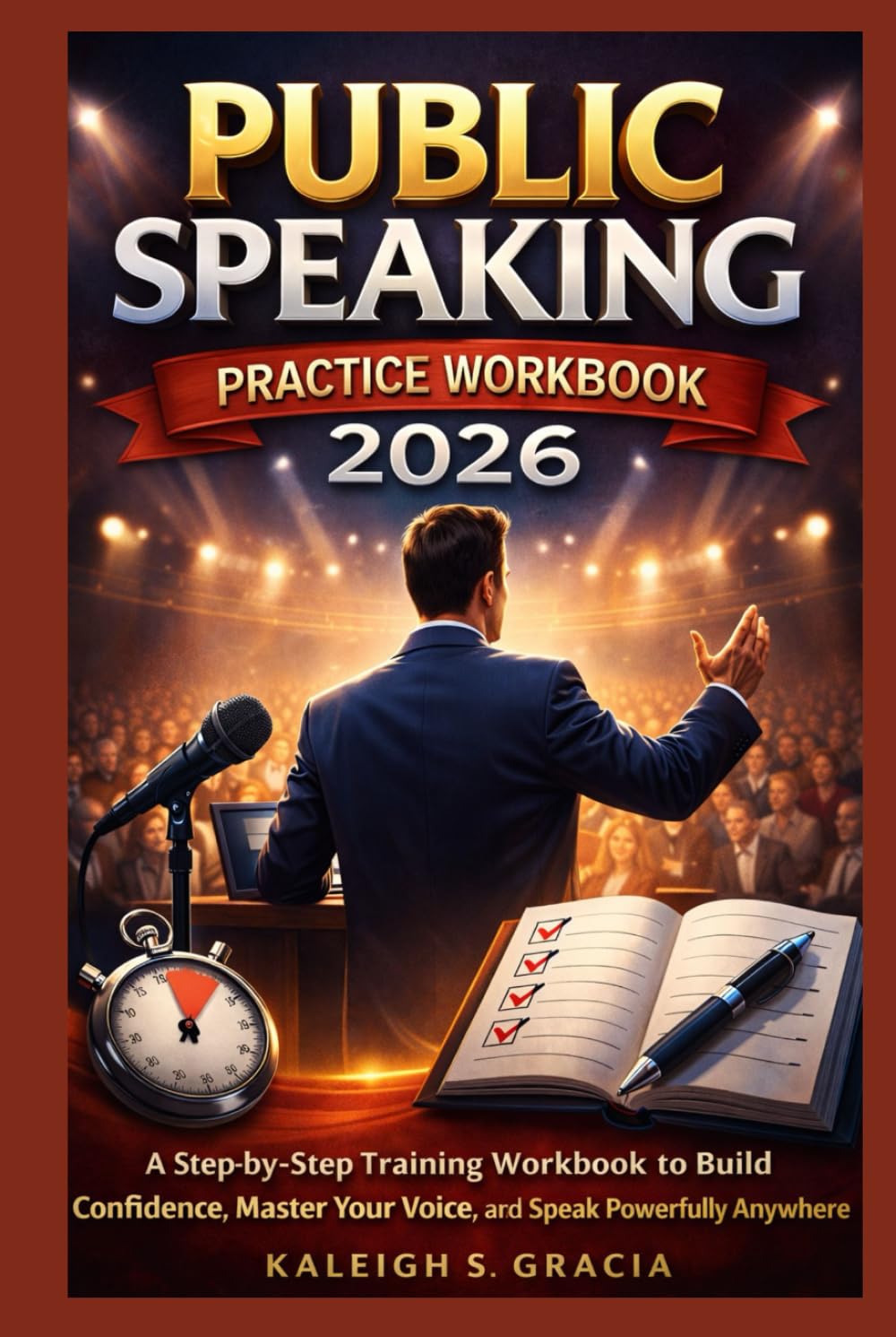 PUBLIC SPEAKING practice WORKBOOK 2026.: A Step-by-Step Training Workbook to Build Confidence, Master Your Voice, and Speak Powerfully Anywhere.