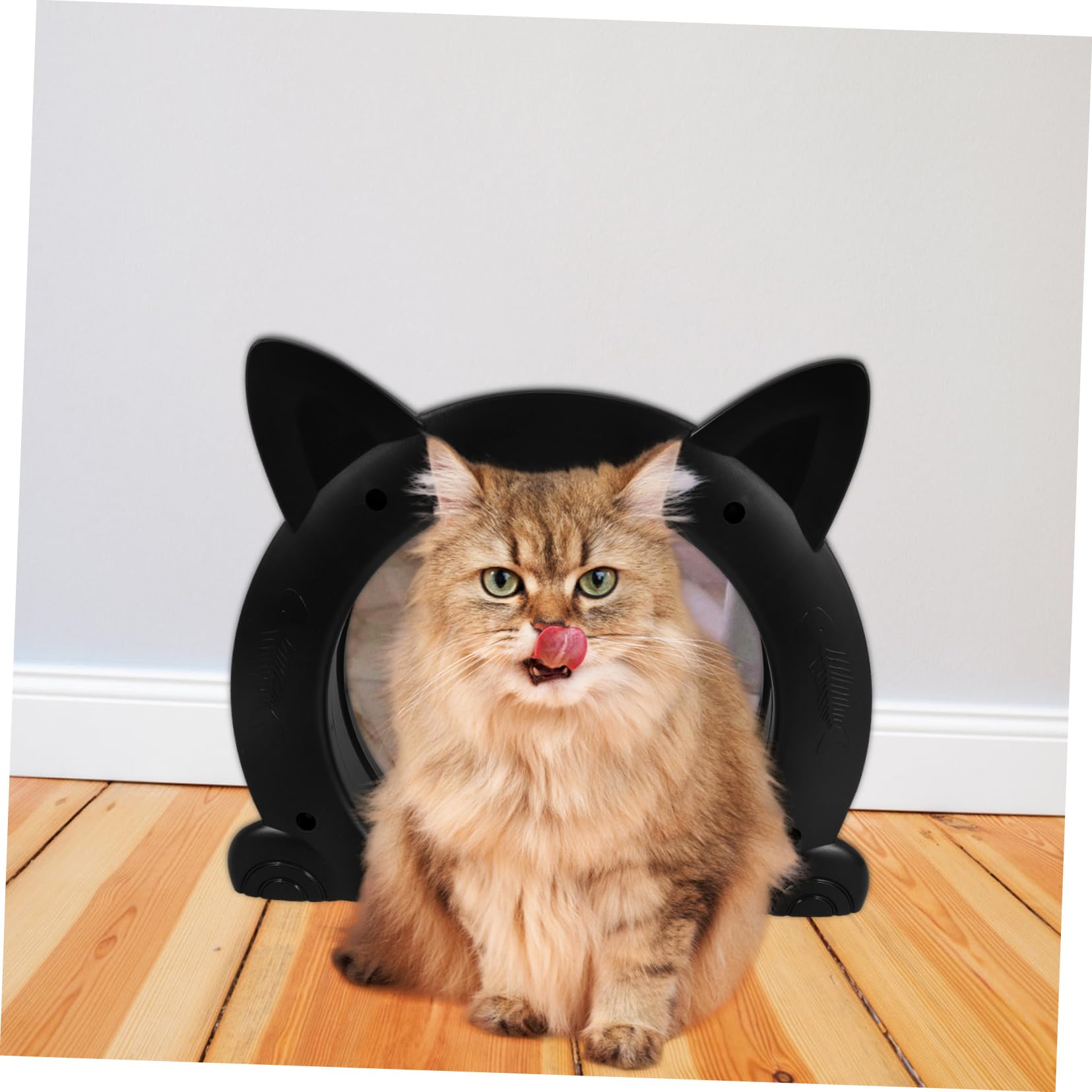 Kunststoff Katzentür Für Haustiere Innentür Für Katzen Und Kleine Hunde Katzentürhalter Mit Dekorativem Design Haustier-innentür Einfache Montage