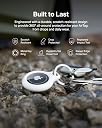 Belkin Apple AirTag Secure Holder with Key Ring - Durable Scratch Resistant Case With Open Face & Raised Edges - Protective AirTag Keychain Accessory For Keys, Pets, Luggage, Backpacks - 2-Pack White gallery image