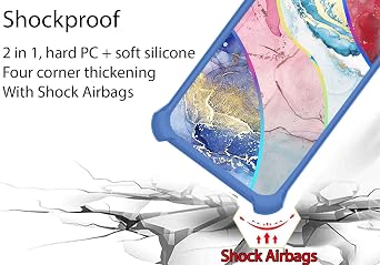 jioeuinly Case Compatible for Oukitel C57 Pro Phone Case Cover [with Tempered Glass Screen Protector][Hard PC + Soft Silicone][Ring Support] [Colorful Reflect Light] IMDL-SSS